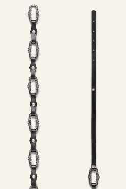 BAPTISTE cinturón de cuero con joyas € 135 € 94,50