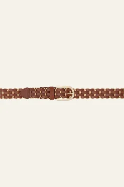 BECK cinturón de cuero trenzado € 175
