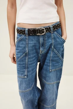 BECK cinturón de cuero trenzado € 175