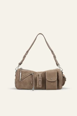 BENI bolso baguette de ante