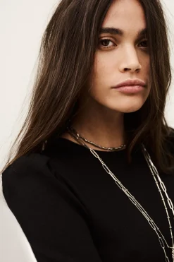 BRITANIE suéter con mangas abullonadas