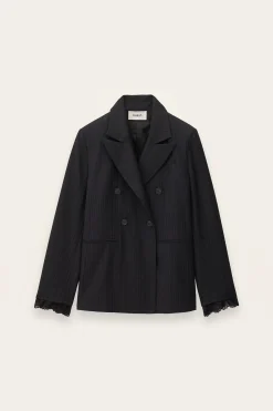 COLINE chaqueta de traje de rayas