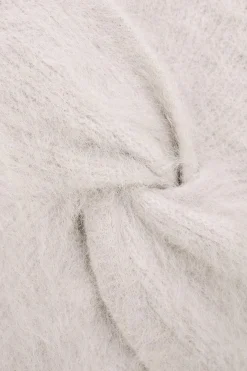 FILL suéter de cuello redondo con espalda descubierta