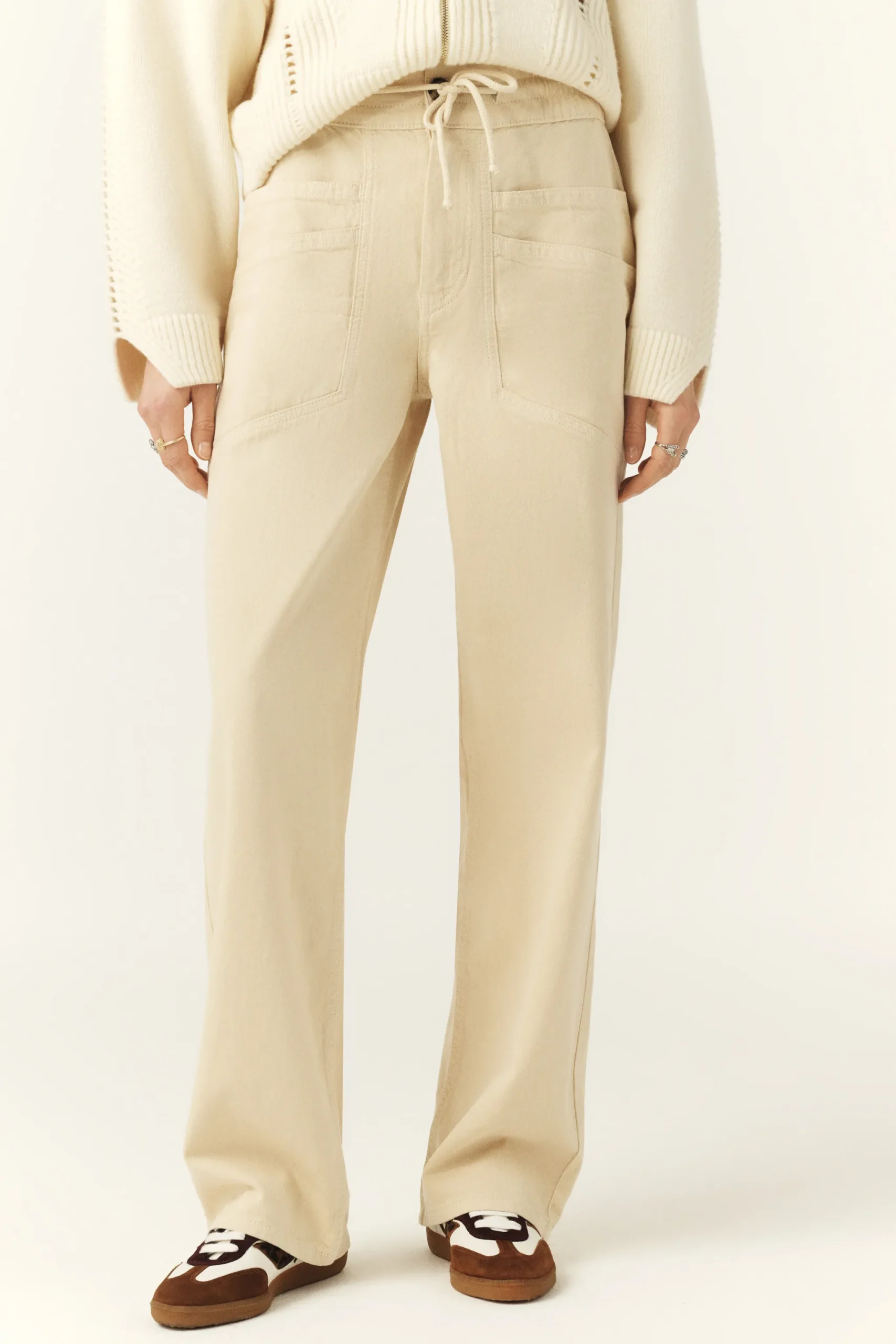 FIMA pantalones rectos sueltos