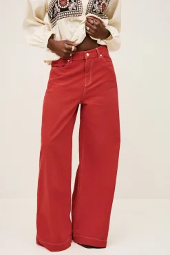 FUSC denim-look trousers
