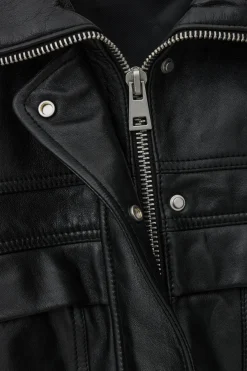 KASSIA chaqueta de cuero oversize