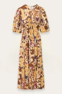 MADELIA vestido midi estampado