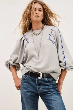 MESTA sudadera bordada