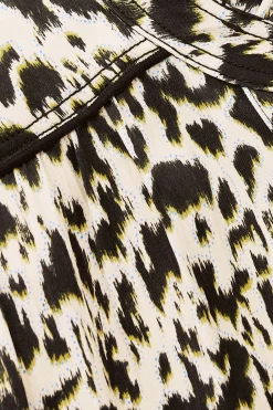 PIA blusa larga estampada