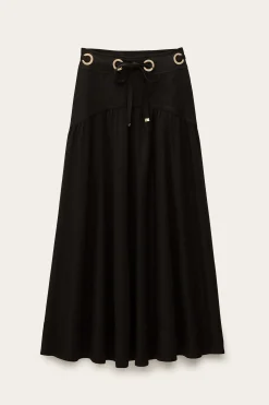 PONIA falda midi talle