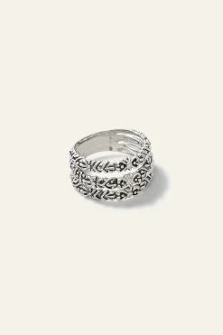 PRINCE anillo de aro con circonita
