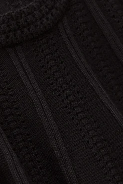 SERRES openwork knit tank top