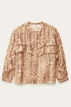 TUNELLA camisa clásica con volantes