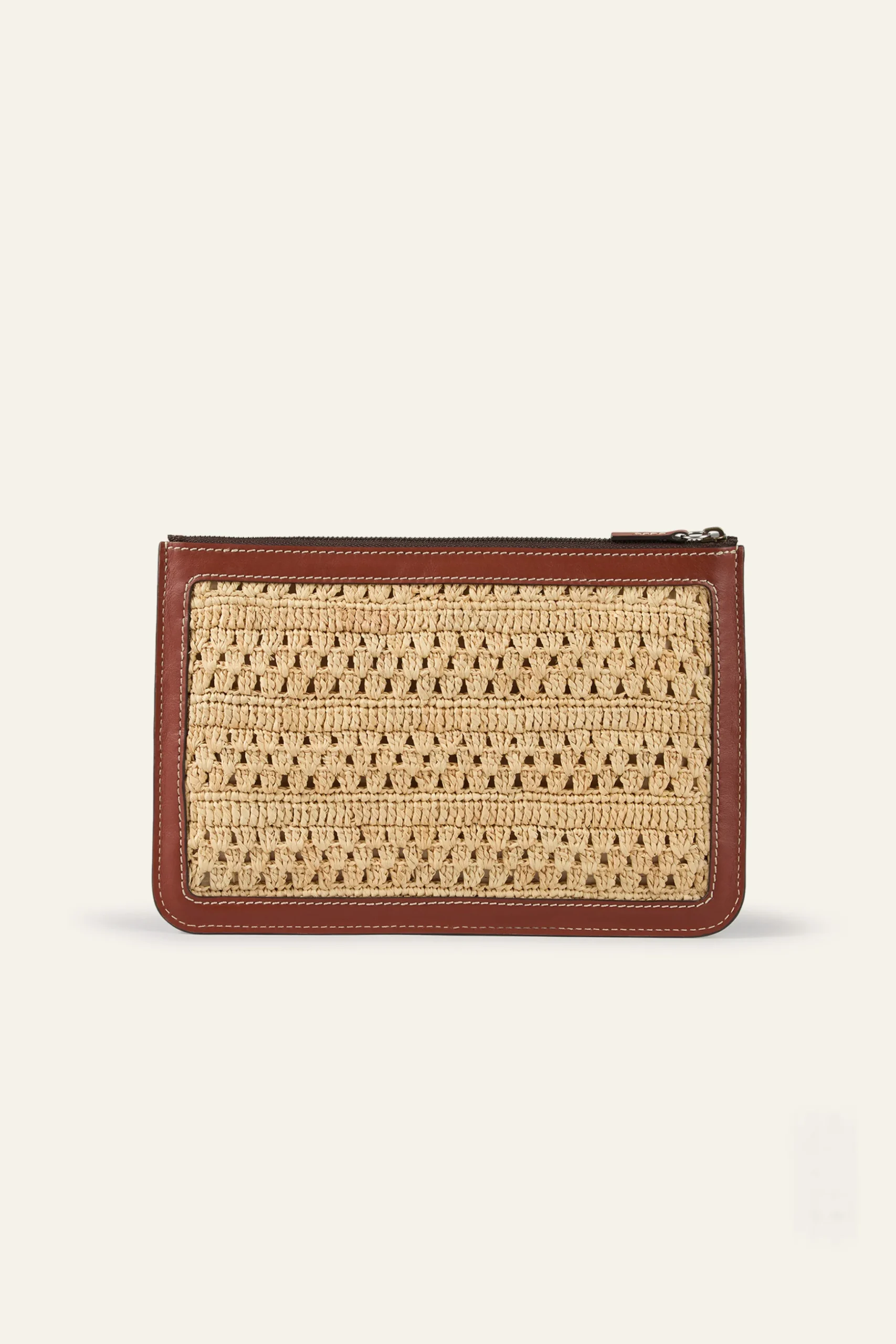 YOUYOU bolso de mano de rafia trenzada